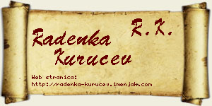 Radenka Kuručev vizit kartica